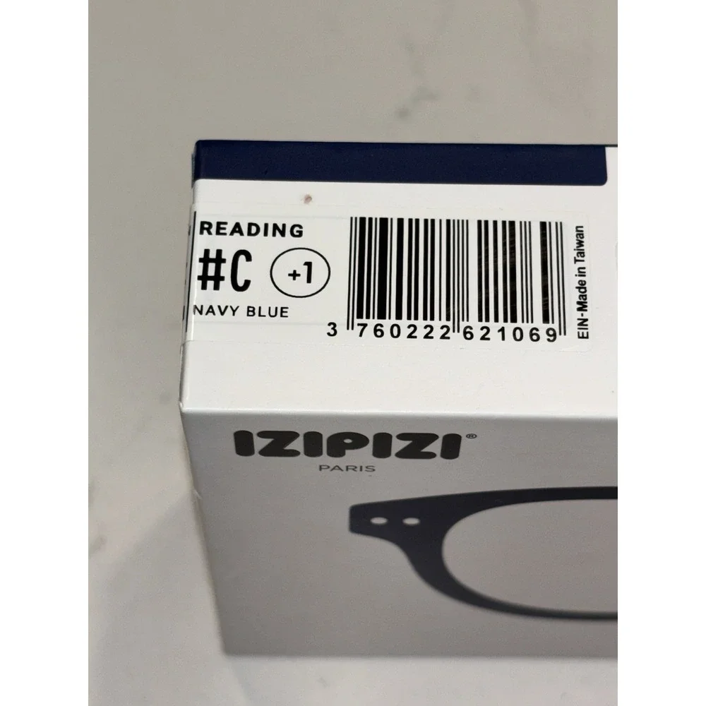Izipizi Navy Blue Occhiali Da Lettura Reading Glasses #C 1.0 NIB